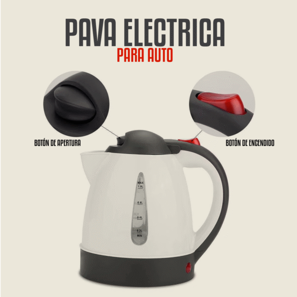 Pava Electrica para Auto - 1litro