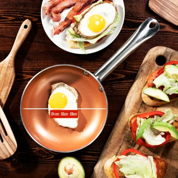 Sartenes Rosmania – Set de 3 unidades con accesorios