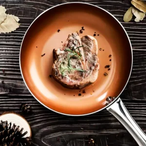 5Sartenes Sartenes Rosmania – Set de 3 unidades con accesorios