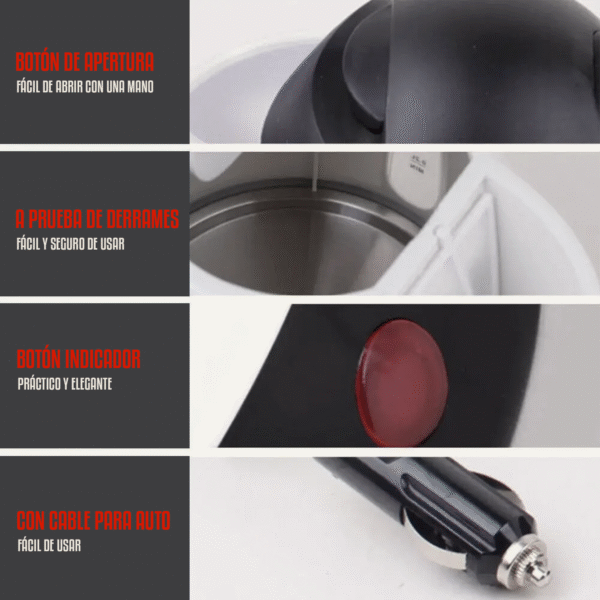 Pava Electrica para Auto - 1litro