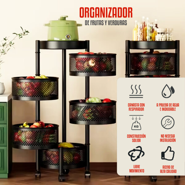 Organizador de Frutas Plegable