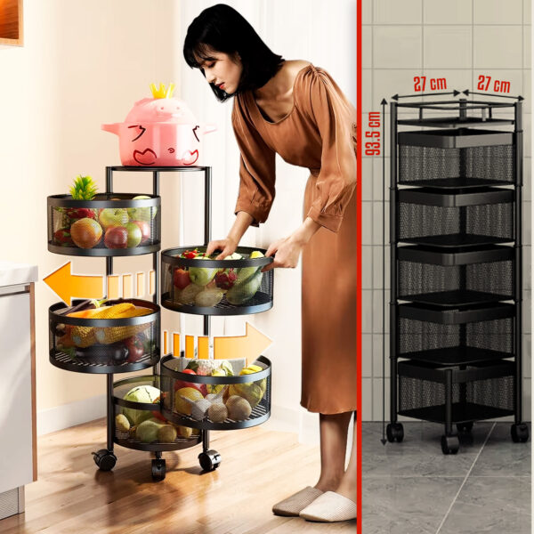 Organizador de Frutas Plegable