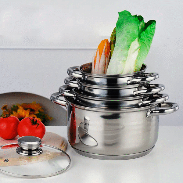 Juego de Ollas Profesional - 12 Piezas