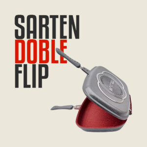 1 Sartén Doble de 36cm tipo Flip