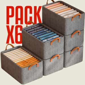 Organizadores de Ropa plegables - Pack x6