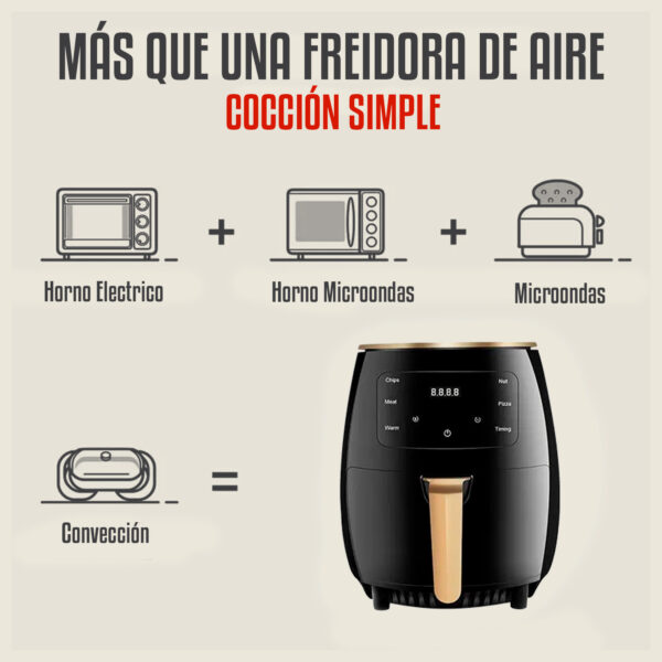 Freidora de Aire BOMA - 6 Litros
