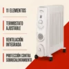 Radiador de Aceite Eléctrico CIMAC 2300 W – 11 Elementos