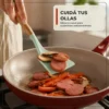 Set de Utensilios de Cocina de Silicona con Cuchillos y Soporte – 19 Piezas