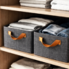 Organizador de ropa XL plegable con manija - 1 unidad