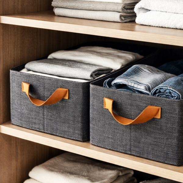 Organizador de ropa XL plegable con manija - 1 unidad