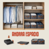 Organizador de ropa XL plegable con manija - 1 unidad