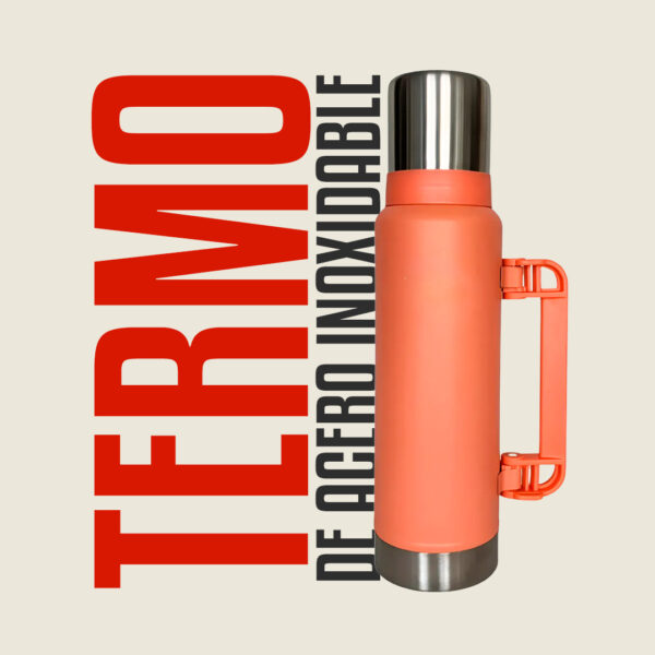 Termo de 1,2 litros - Rosado salmón