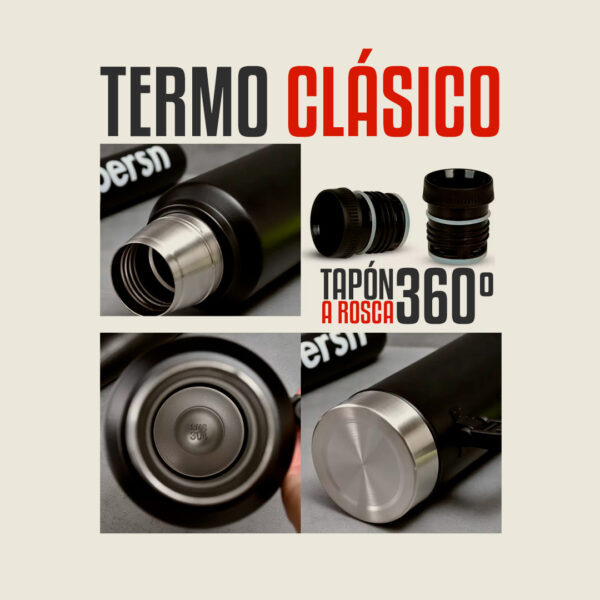 Termo de 1,2 litros - Rosado salmón